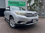 2012 TOYOTA KLUGER 4D WAGON KX-R (FWD) 7 SEAT GSU40R MY11 UPGRADE
